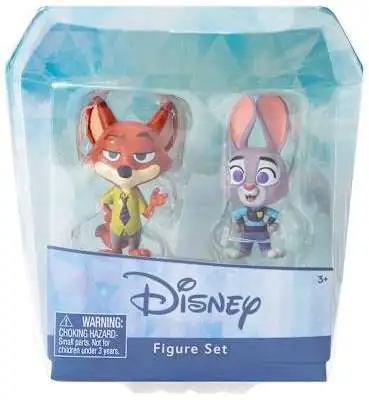 Disney Zootopia Nick WIlde Judy Hopps 2.5 Mini Figure 2-Pack Just
