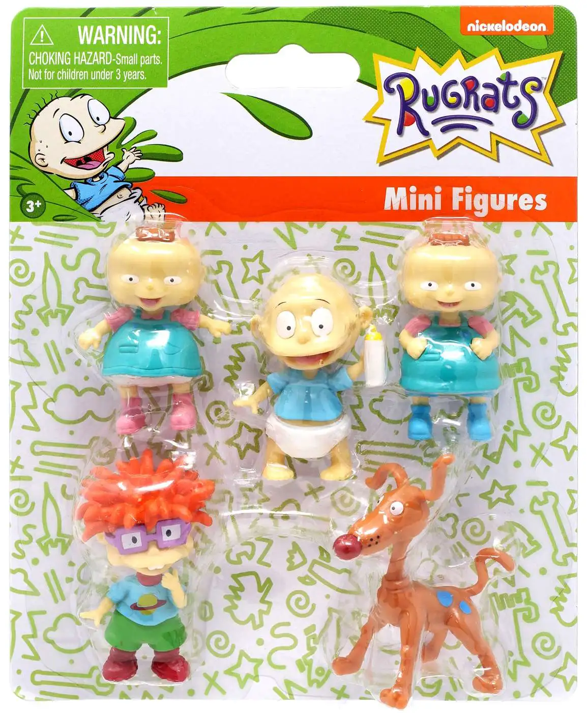 Rugrats Lil, Phil, Chuckie, Tommy Spike 1.5 Mini Figure 5-Pack Just ...