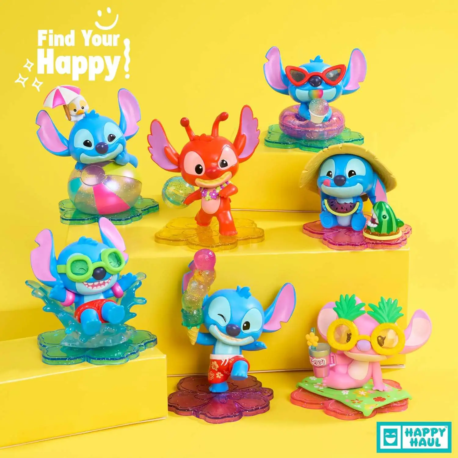 Disney Stitch Happy Haul Splash Zone Designer Fig 4 Mystery Pack 1
