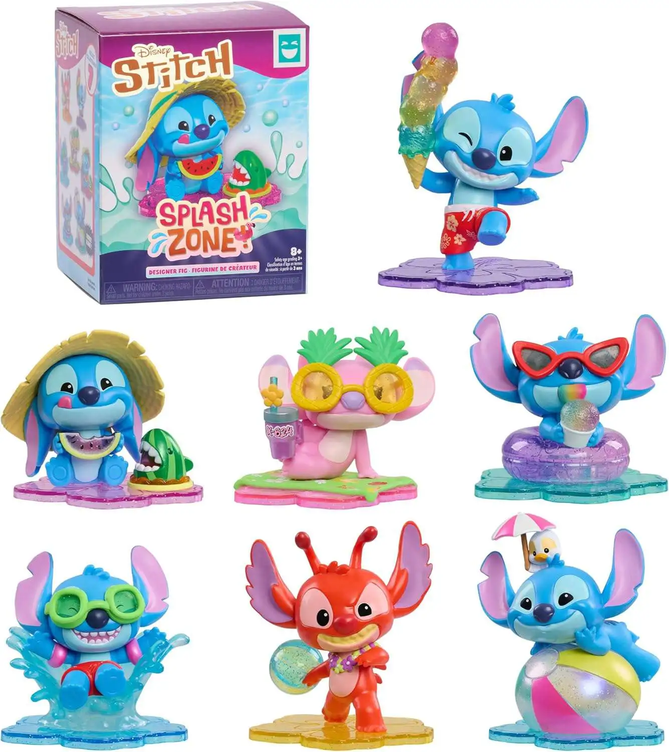 Disney Stitch Happy Haul Splash Zone Designer Fig 4 Mystery Pack 1