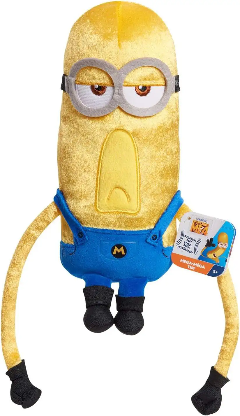 Despicable Me 4 Squooshy Mega Tim Plush Just Play - ToyWiz