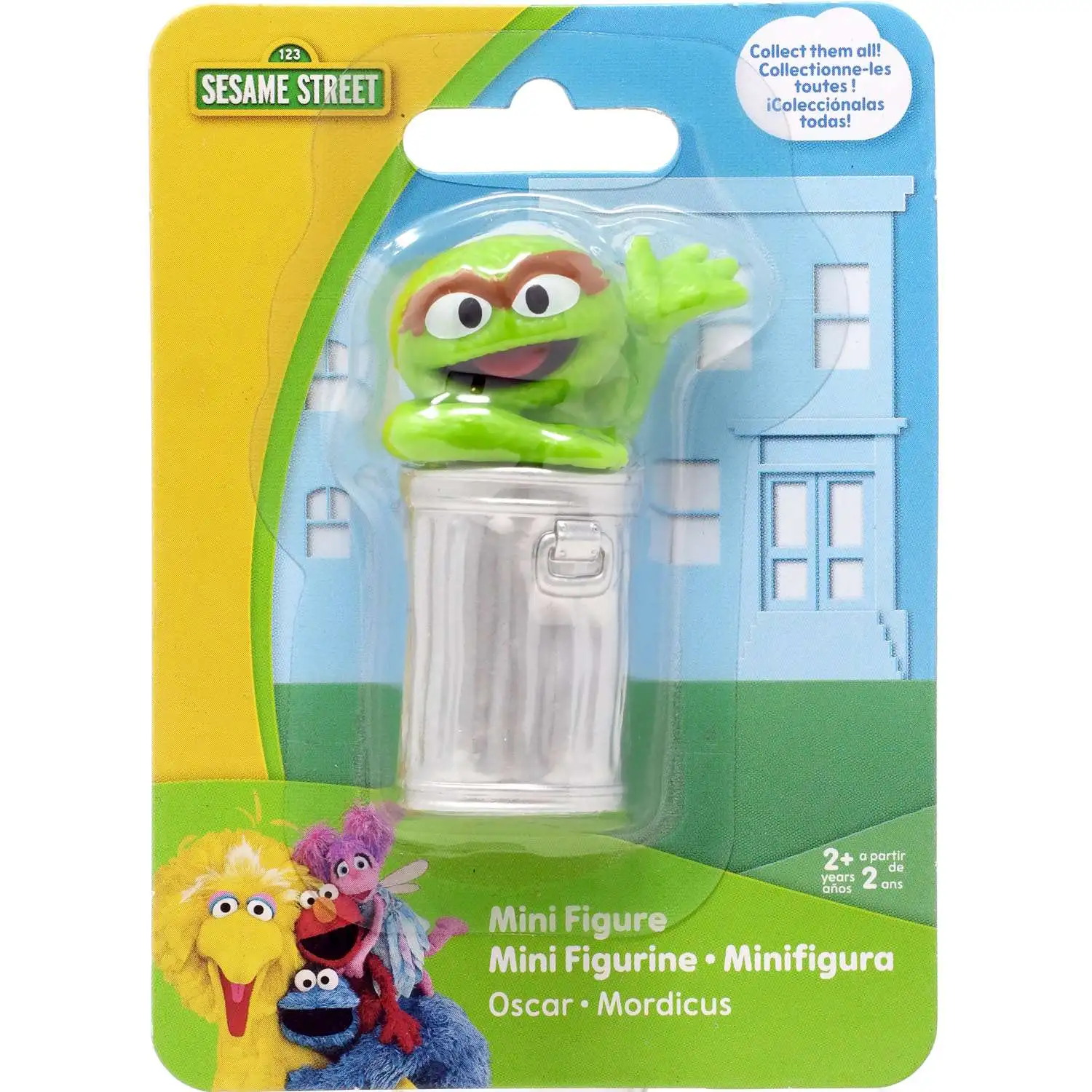 Sesame Street Oscar the Grouch 2.5-Inch Mini Figure, image size:1500x1500