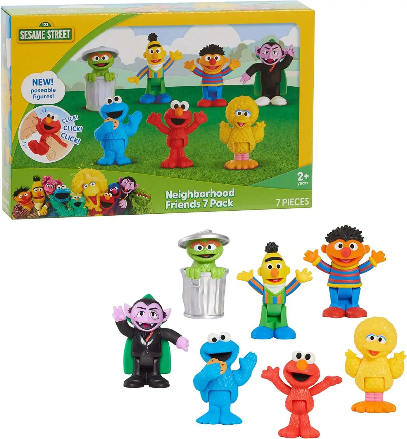 Sesame Street Neighborhood Friends Figure 7-Pack