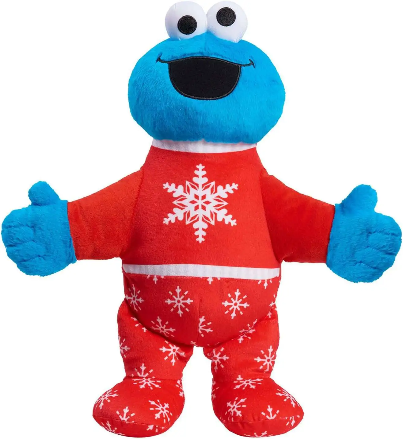 Sesame Street Cookie Monster 15 Plush Holiday Sweater Just Play