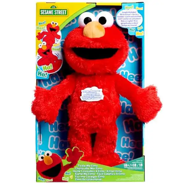 Sesame Street Tickle Me Elmo Figure Hasbro ToyWiz