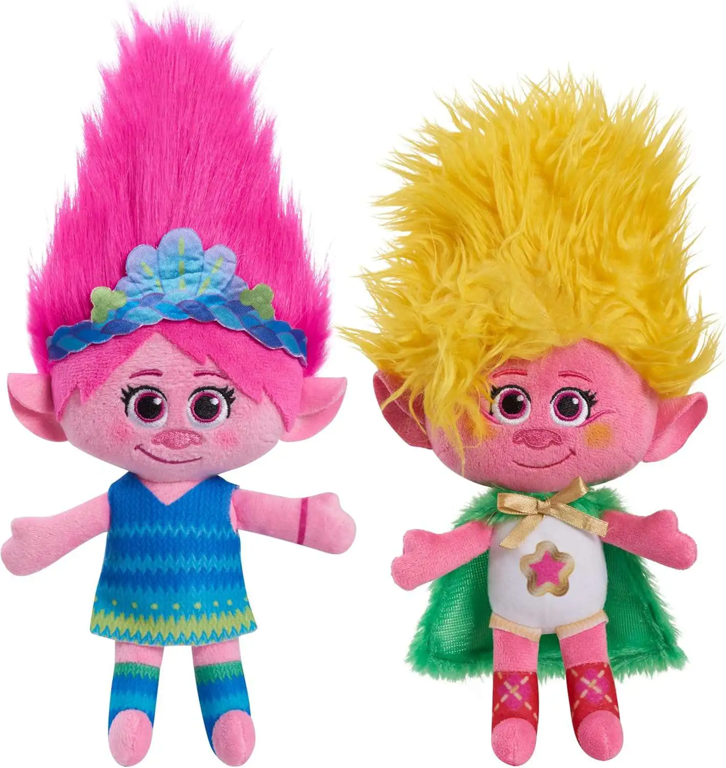 Trolls Band Together Poppy & Viva 8-Inch Plush 2-Pack