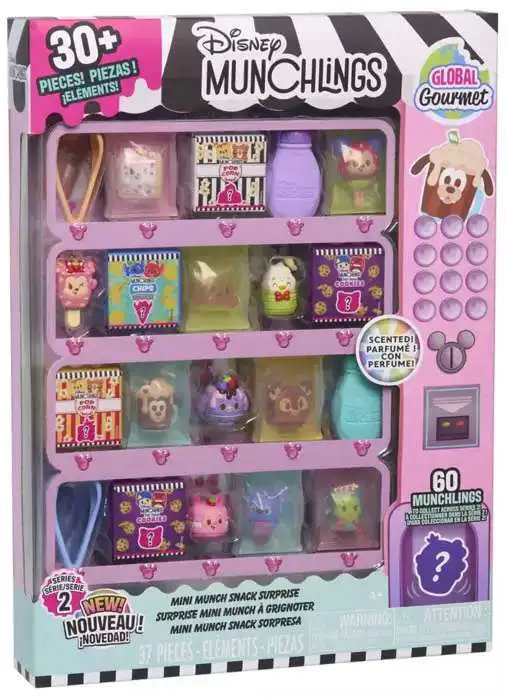 Disney Munchlings Global Gourmet Series 2 Mini Munch Snack Surprise Set [30+ PIeces!]