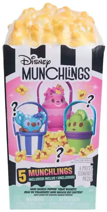 Disney Munchlings Mini Munch Poppin' Treat Buckets Mystery Pack [5 Surprises!]