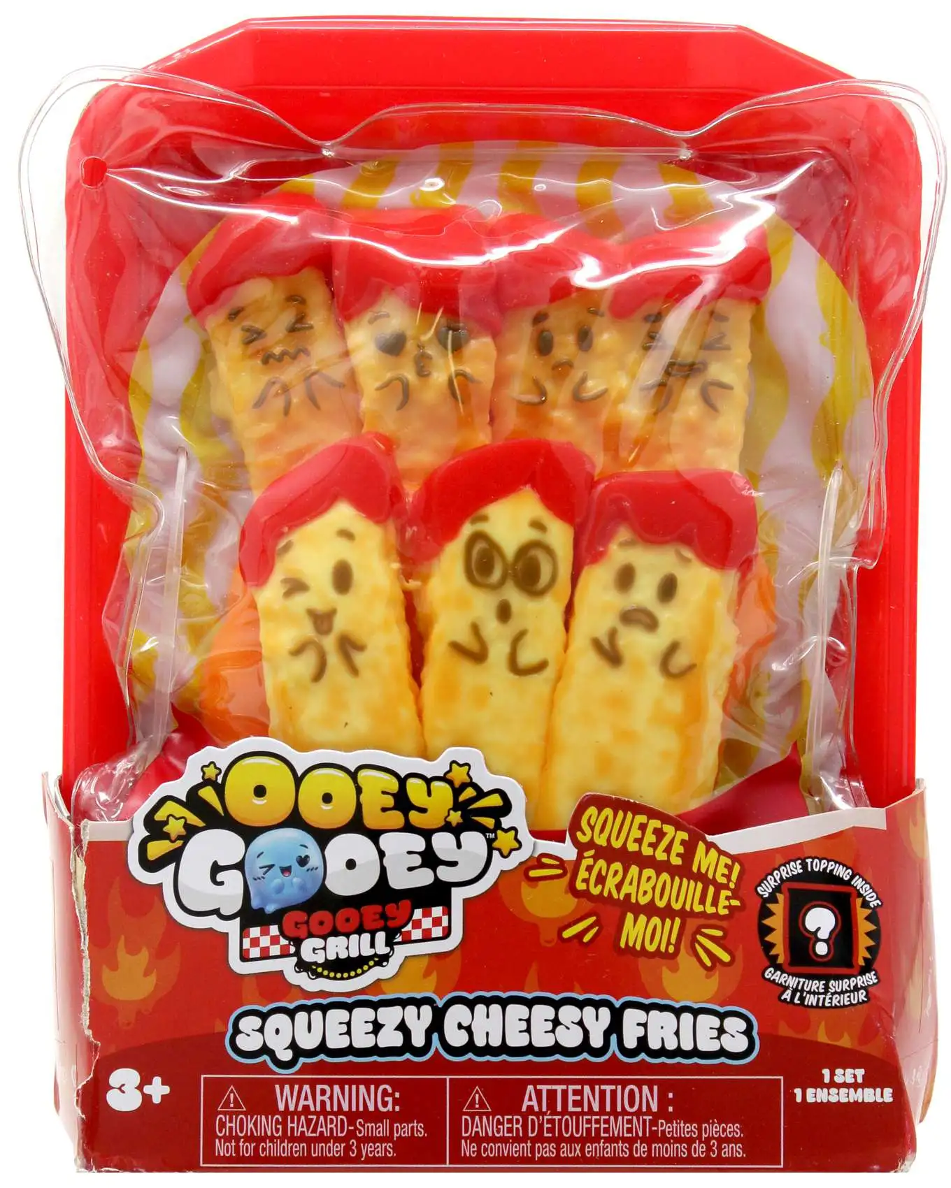 Ooey Gooey Gooey Grill Squeezy Cheesy Fries Squeeze Toy