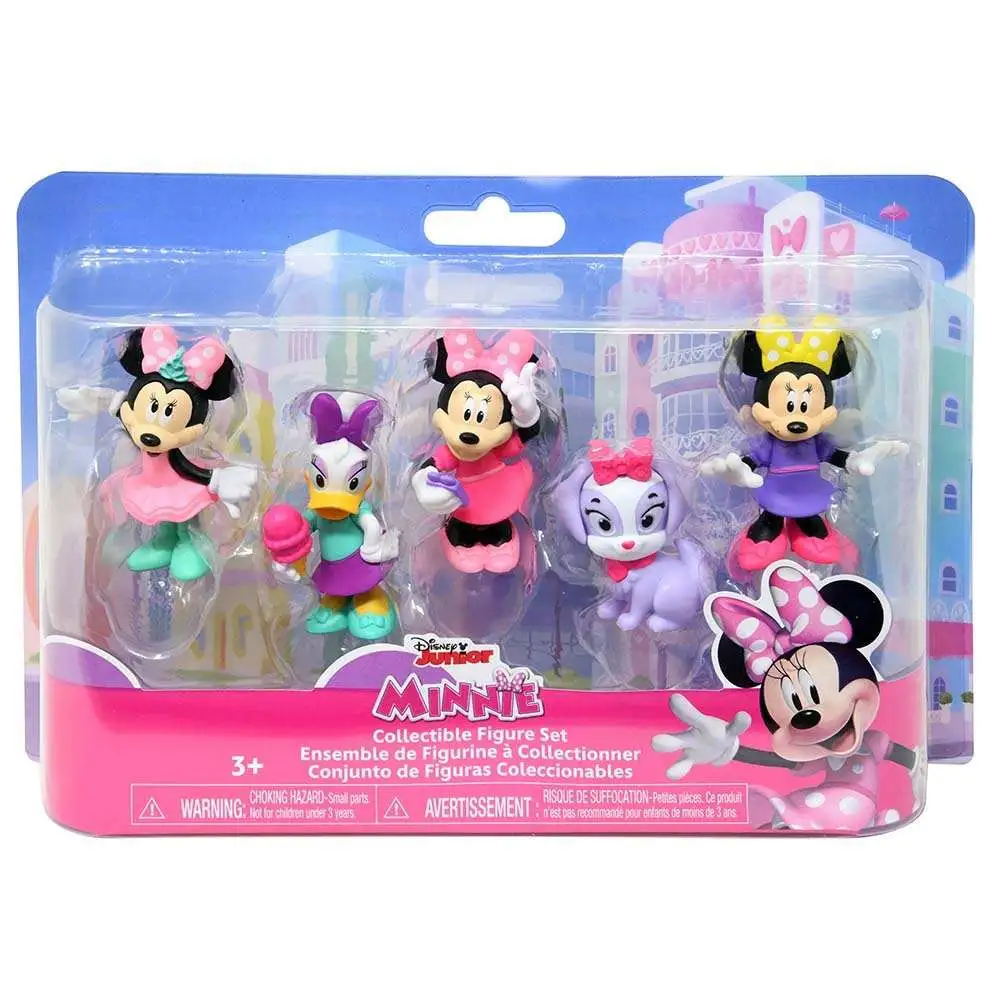 Disney Junior Minnie Mouse 3-Inch Collectible Figure Set