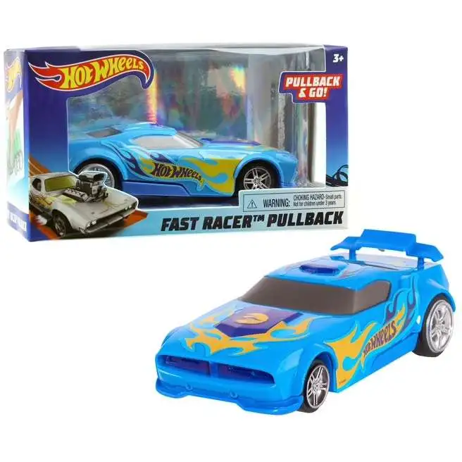 Hot Wheels Fast Racer Pullback Fast Fish Pullback Car [Blue]