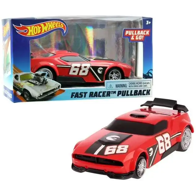 Hot Wheels Fast Racer Pullback Fast Fish Pullback Car [Red]