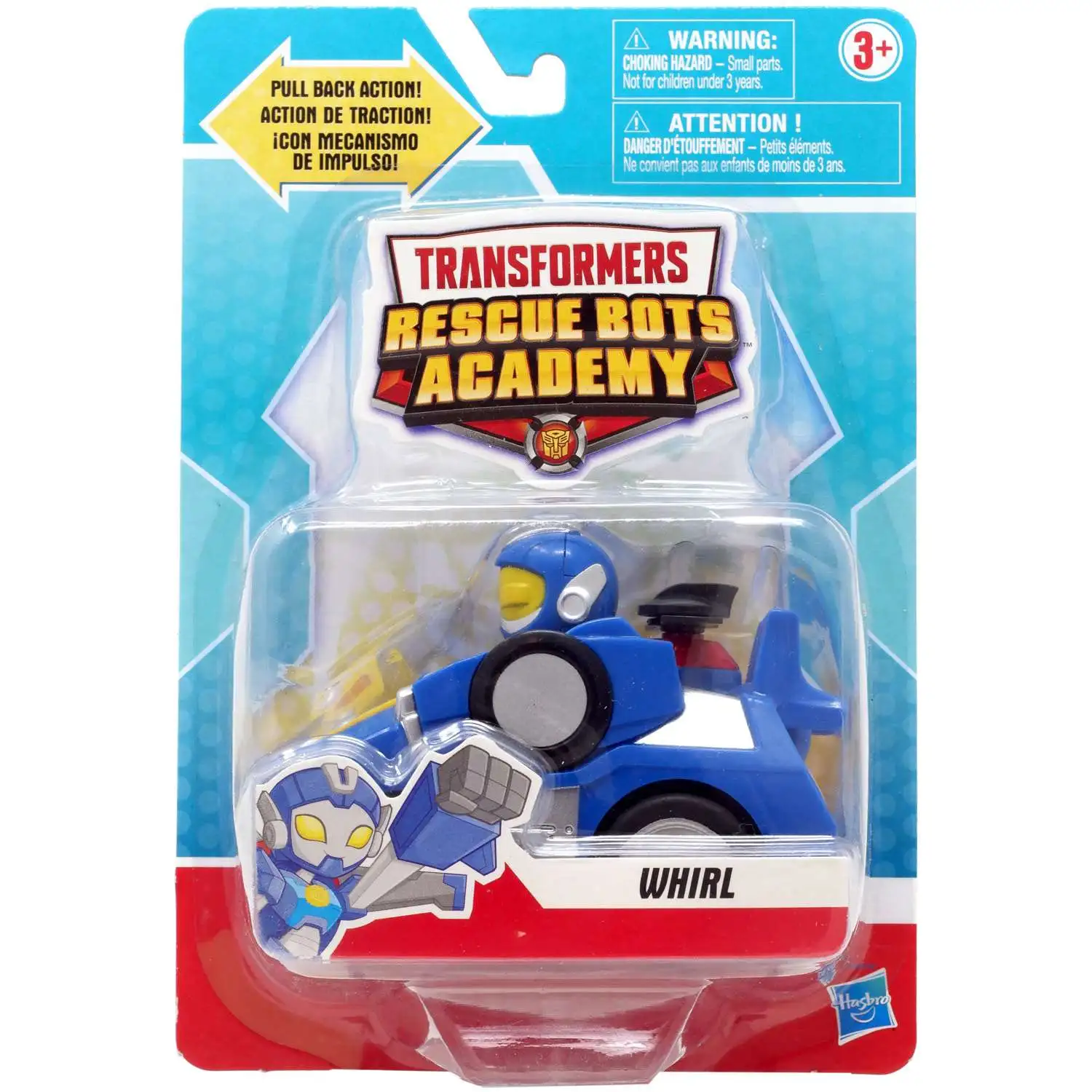 Transformers Rescue Bots Academy Whirl 3.5-Inch 3.5" Pullback Vehicle