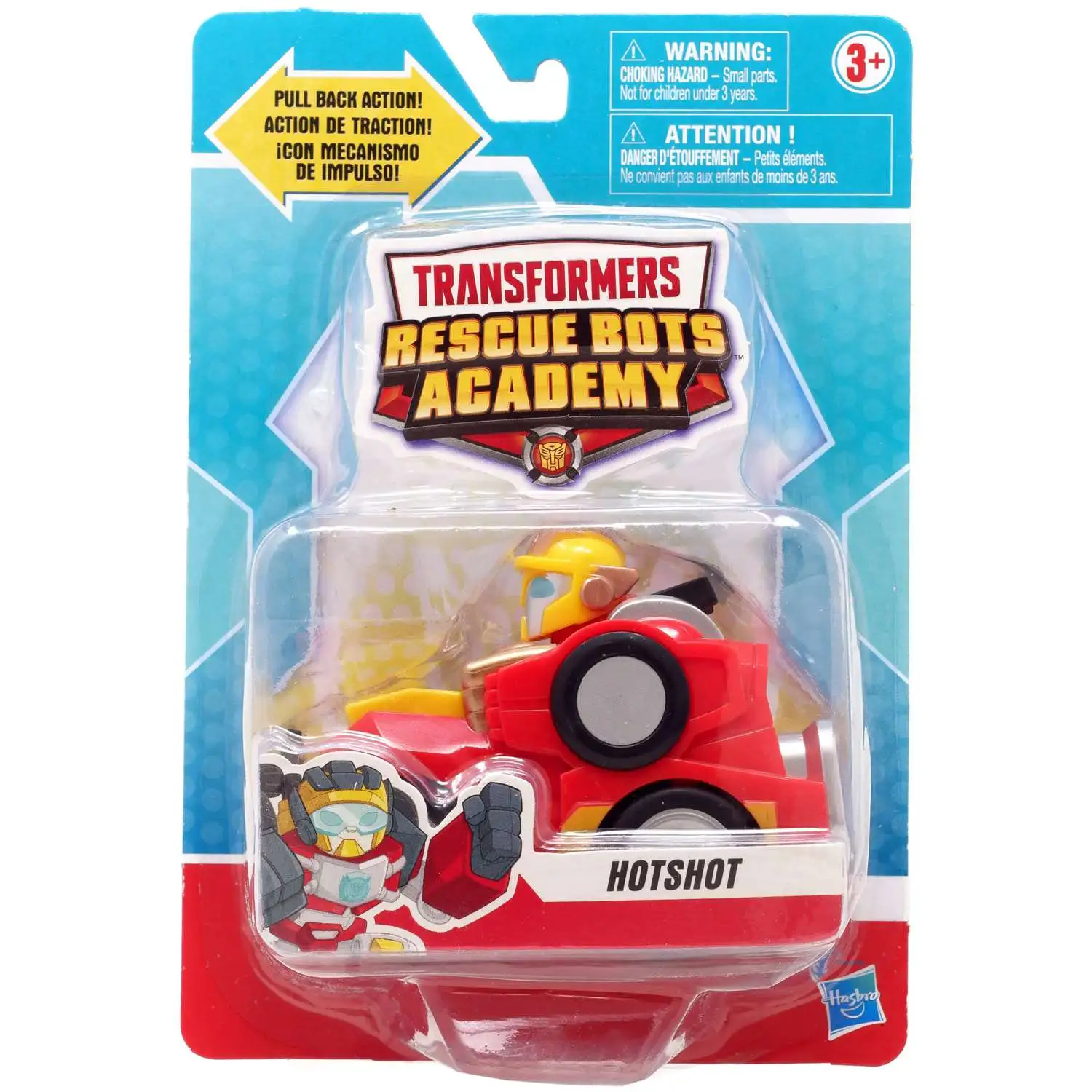 Transformers Rescue Bots Academy Hotshot 3.5-Inch 3.5" Pullback Vehicle