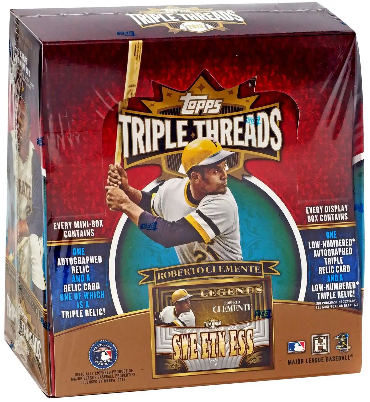 MLB Topps 2013 Triple Threads Baseball Trading Card HOBBY Box 2 MINI