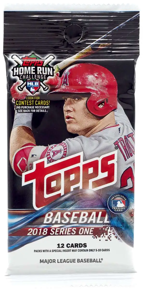 MLB Topps 2018 Series 1 Baseball Trading Card Pack [12 Cards]