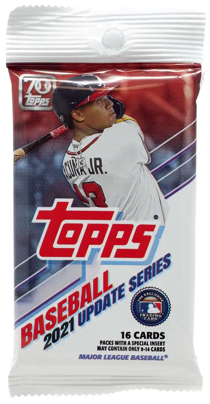 MLB Topps 2021 Baseball Update Series Trading Card RETAIL Pack [16 Cards]