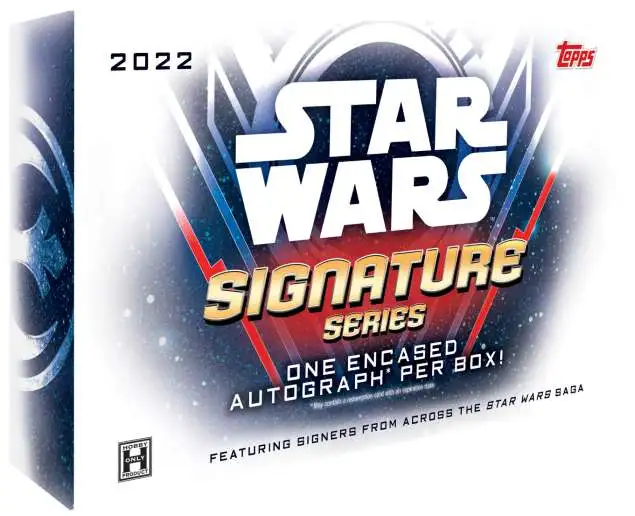 Star Wars Topps 2022 Signature Series Trading Card HOBBY Box [1 Pack, 1 Encased Autograph]