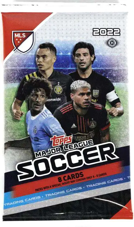 Topps 2022 MLS Soccer Trading Card HOBBY Pack [8 Cards]