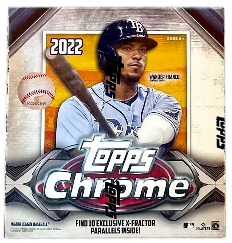 2022 Topps MLB Chrome Baseball Trading Card Blaster Box