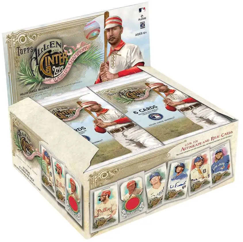 Mlb Topps Allen Ginter Baseball Trading Card Retail Box Packs