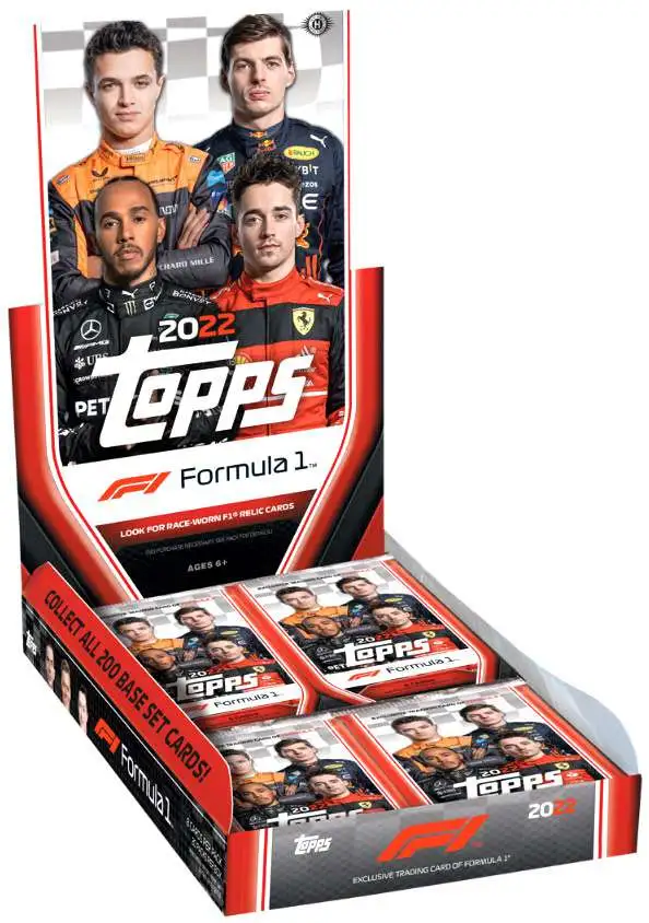 Formula 1 2022 F1 Racing Trading Card HOBBY Box [20 Packs]