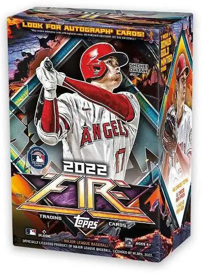 MLB Topps 2022 Fire Baseball Trading Card BLASTER Box [7 Packs]