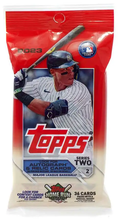 MLB Topps 2023 Series 2 Baseball Trading Card FAT Pack 36 Cards