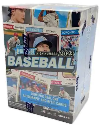 MLB Topps 2023 Heritage High Number Baseball Trading Card BLASTER Box [8 Packs]