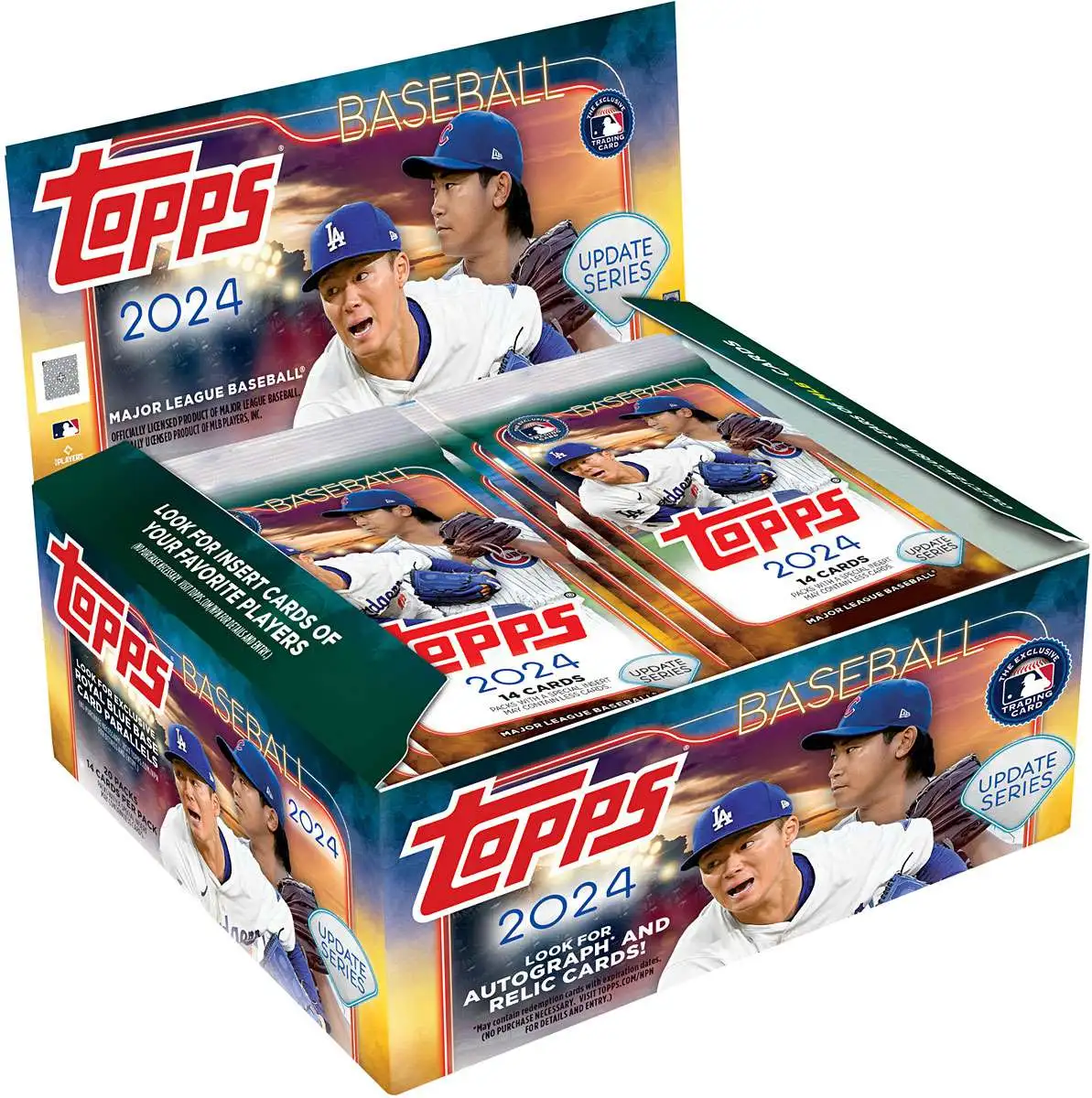 MLB Topps 2024 Update Series Baseball Trading Card RETAIL Box [20 Packs]