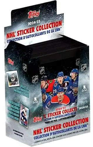 NHL Topps 2024-25 Hockey Sticker Collection Box [50 Packs]