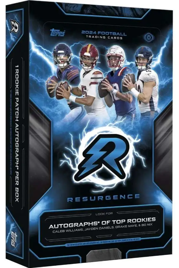 NFL Topps 2024 Resurgence Football Trading Card HOBBY Box [12 Packs]