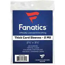 Card Supplies 2 Mil Thick Card Sleeve 2 34 x 3 1316 Fanatics - ToyWiz