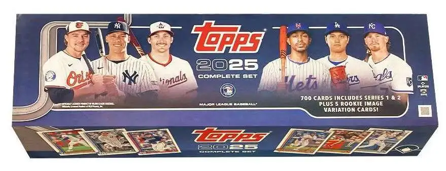 MLB Topps Trading Cards 2025 Baseball Trading Card Complete Set [700 Cards]