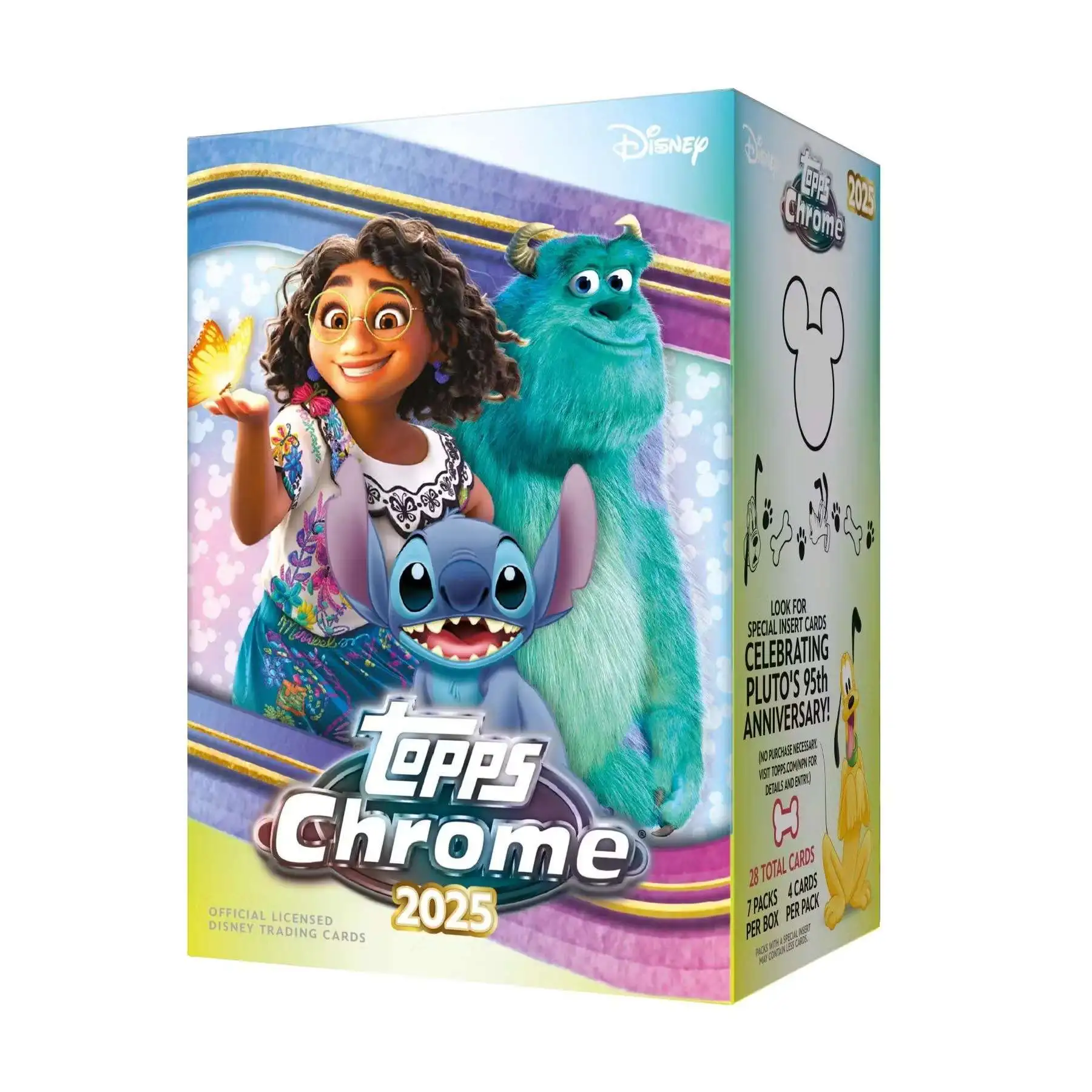 Topps Chrome Disney Inside Out コンプセット レア Disney Topps 2025 Chrome Trading Card BLASTER Box 7 Packs