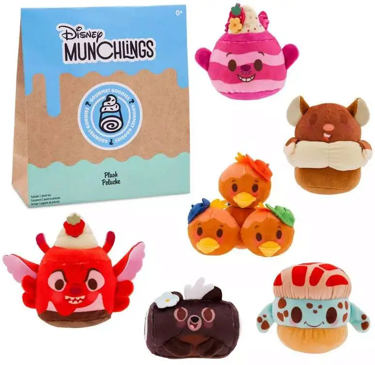 Disney Munchlings Micro Plush Gourmet Goodies Exclusive 4-Inch Mystery Pack