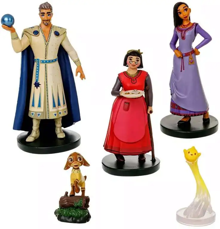 Disney Wish Exclusive 5-Piece PVC Figure Play Set