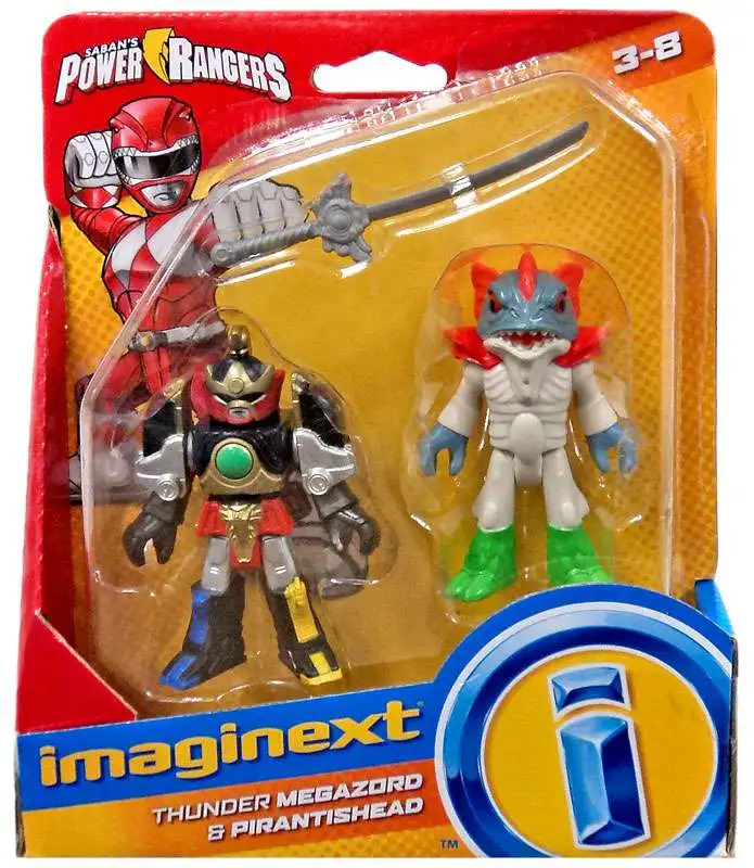 Power Rangers Imaginext THUNDER MEGAZORD Fig Mighty Morphin Fisher-Price Loose 