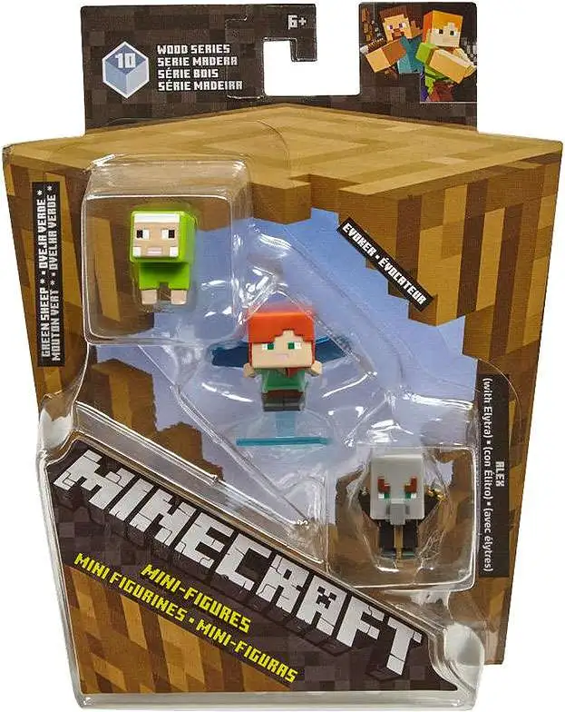 Minecraft Minifigure Wood Series 10 Toast Steve Vindicator 