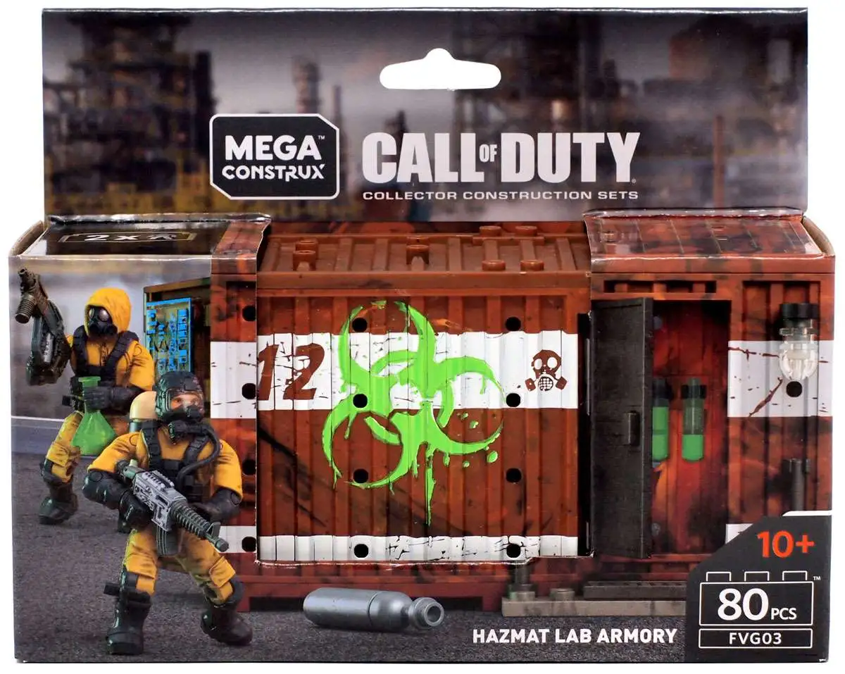 Fvg03 for sale online 2018 MEGA Construx Call of Duty Hazmat Lab Armory 80 Pcs 