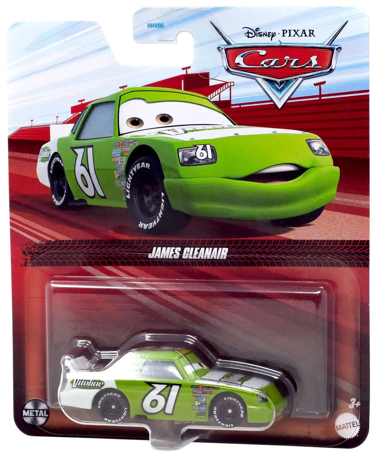 Disney Pixar Cars Metal James Cleanair 155 Diecast Car Mattel Toys - ToyWiz