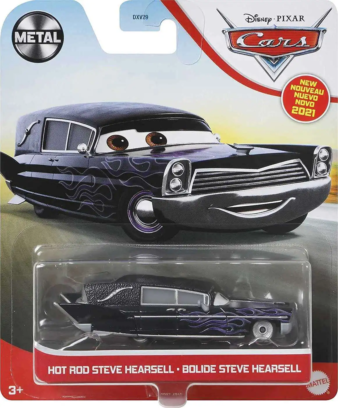 Disney Pixar Cars Cars 3 Metal Hot Rod Steve Hearsell 155 Diecast