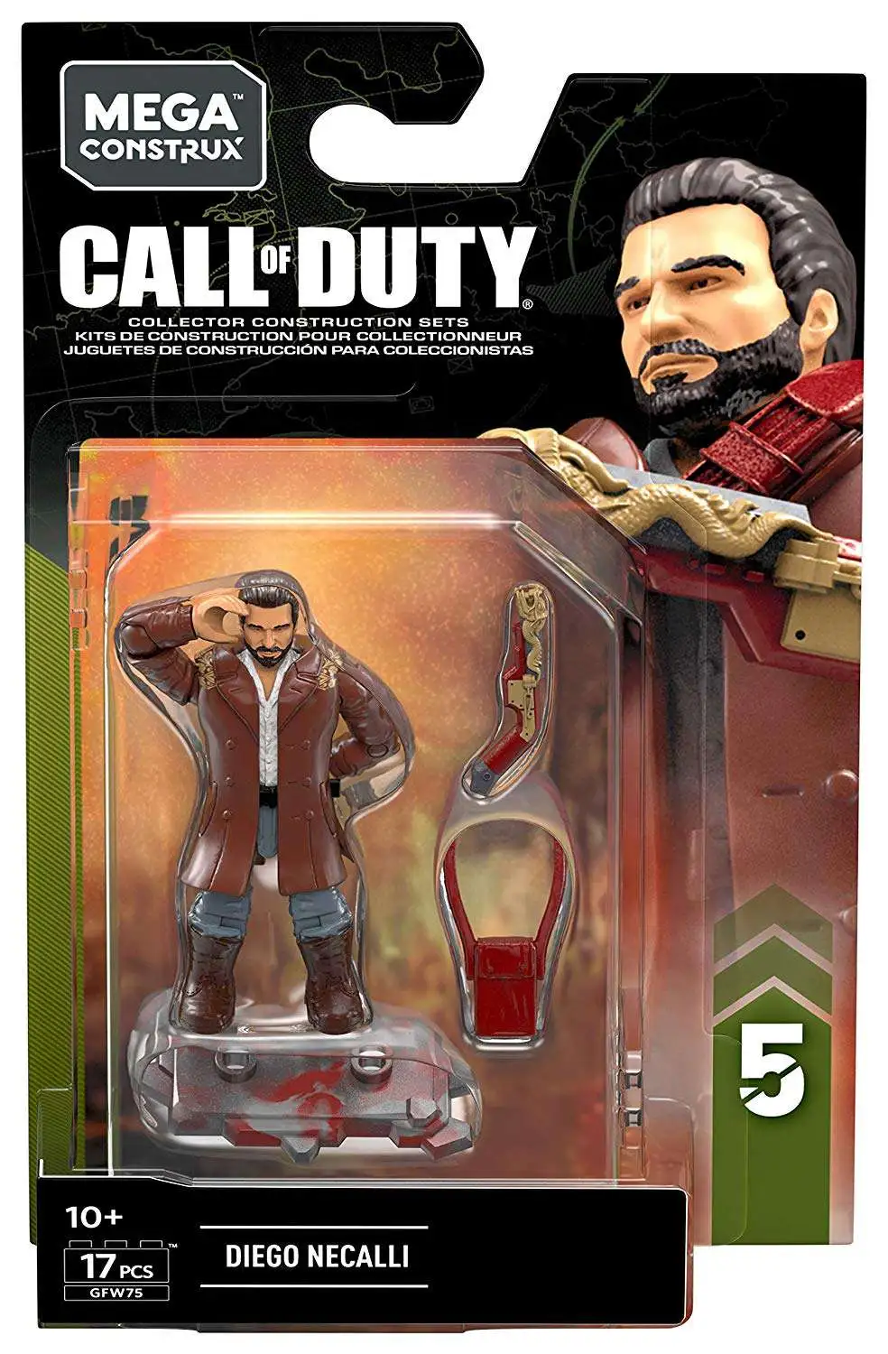 MEGA Construx Call of Duty Series 5 Diego Necalli 17pcs GFW75 for sale online 