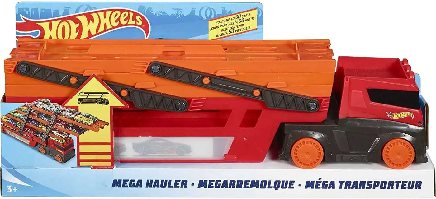 Hot Wheels City Mega Hauler 164 Storage Carrier Holds 50 Cars Loose Mattel Toys ToyWiz