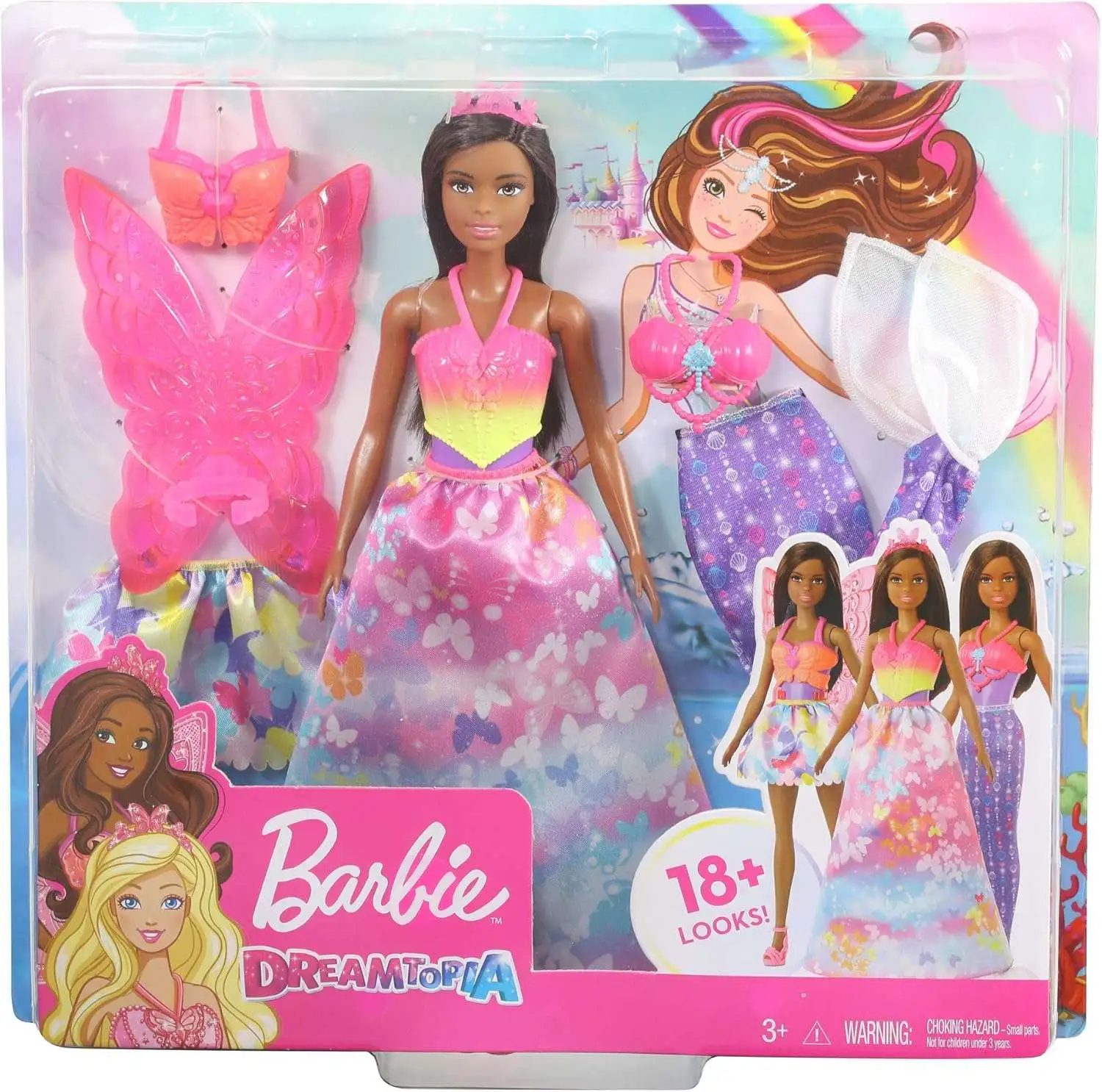 Barbie Dreamtopia Mermaid Doll Set Brunette Mattel ToyWiz