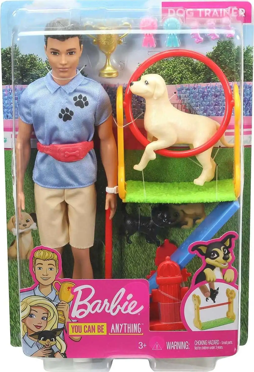 Barbie You Can Be Anything Ken 13.25-Inch Doll [Dog Trainer]