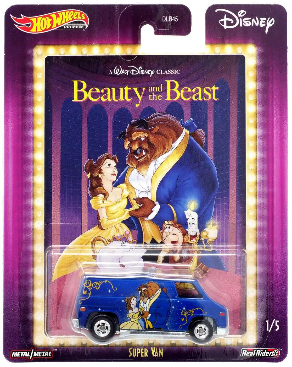Disney Hot Wheels Premium Super Van 164 Die Cast Car 15 Beauty and the Beast  Mattel - ToyWiz