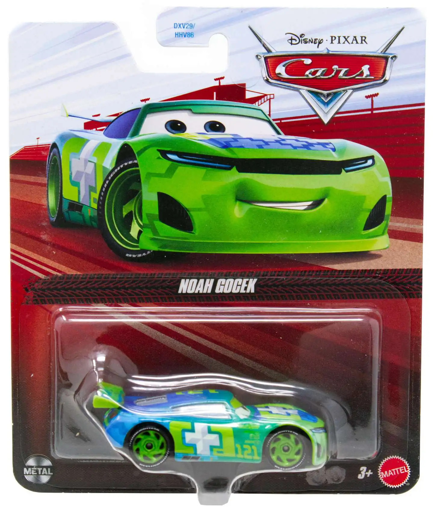 Disney Pixar Cars Cars 3 Metal Noah Gocek 155 Diecast Car Mattel Toys ...