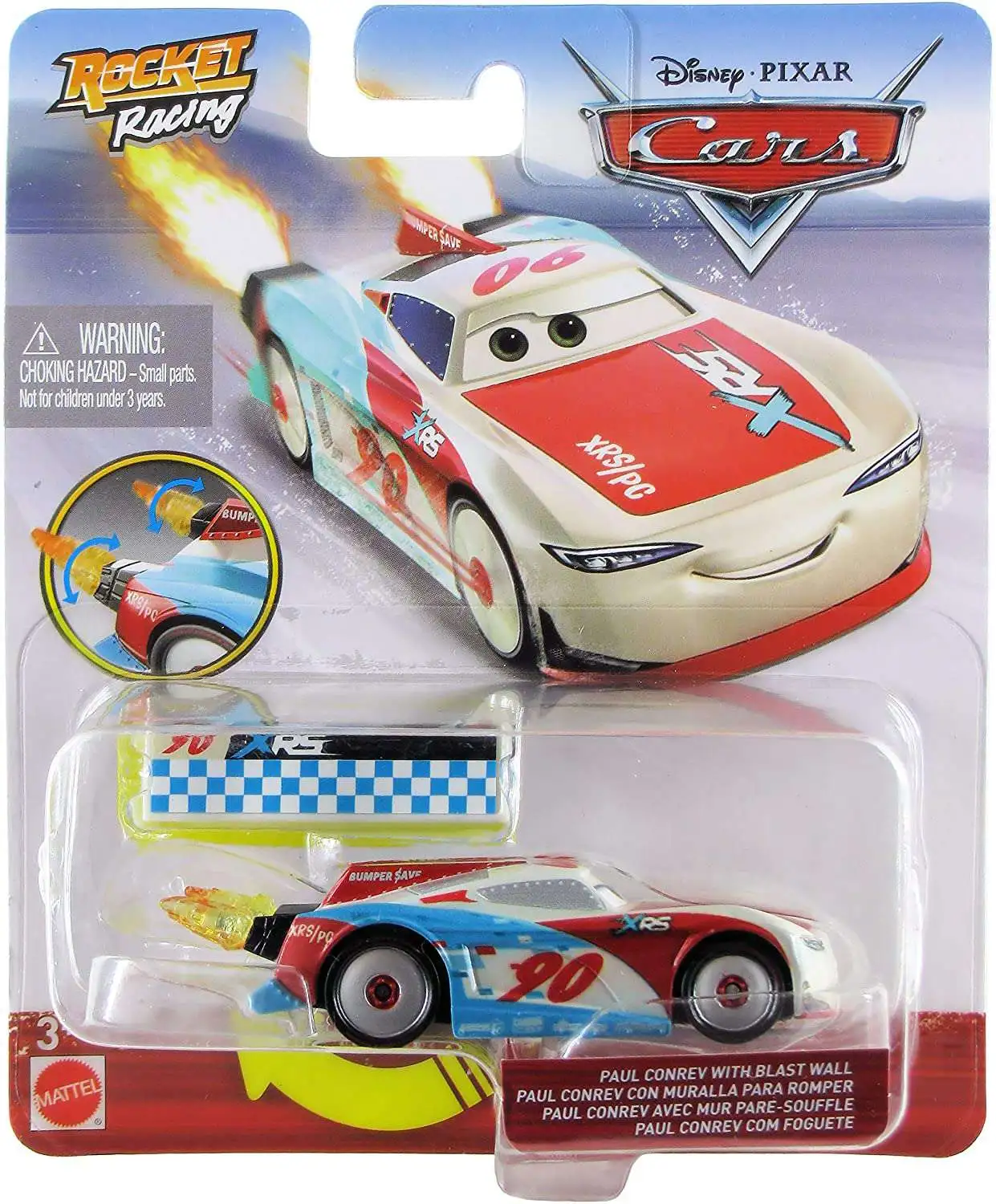 Cars 3 Paul Conrev Combined Postage DISNEY CARS DIECAST 