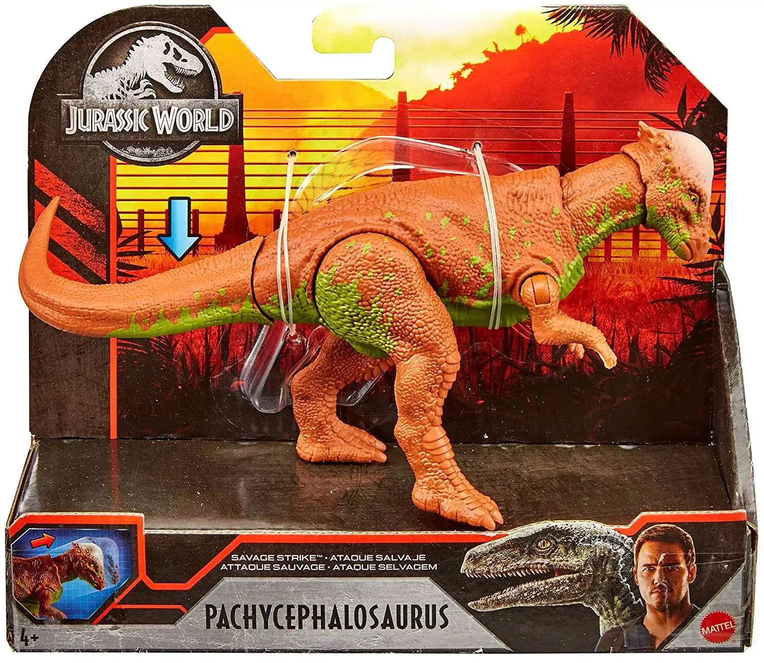 Jurassic World Fallen Kingdom Dino Rivals Pachycephalosaurus Action Figure 
